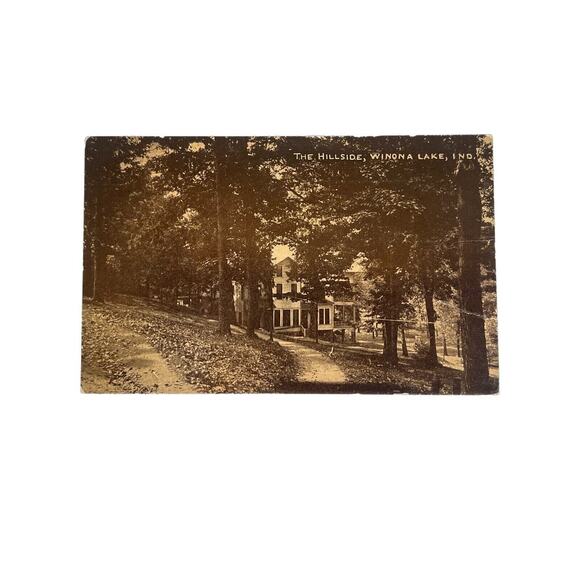 Antique Litho Postcard Ephemera Weixelbaum Winona Lake, IN Pub JW Van De Venter - Picture 2 of 7